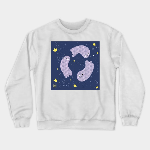 Starlight Spooks. Crewneck Sweatshirt by DoodlerLoodles